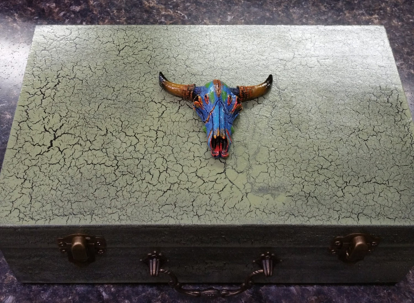 Custom Order Large Wooden Box,Essential Oil Box, Essential Oil Safe, Essential Oil Storage, Stained Oil Wooden Box