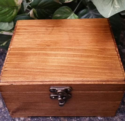 Essential Oil Box, Essential Oil Safe, Essential Oil Storage, Stained Oil Wooden Box