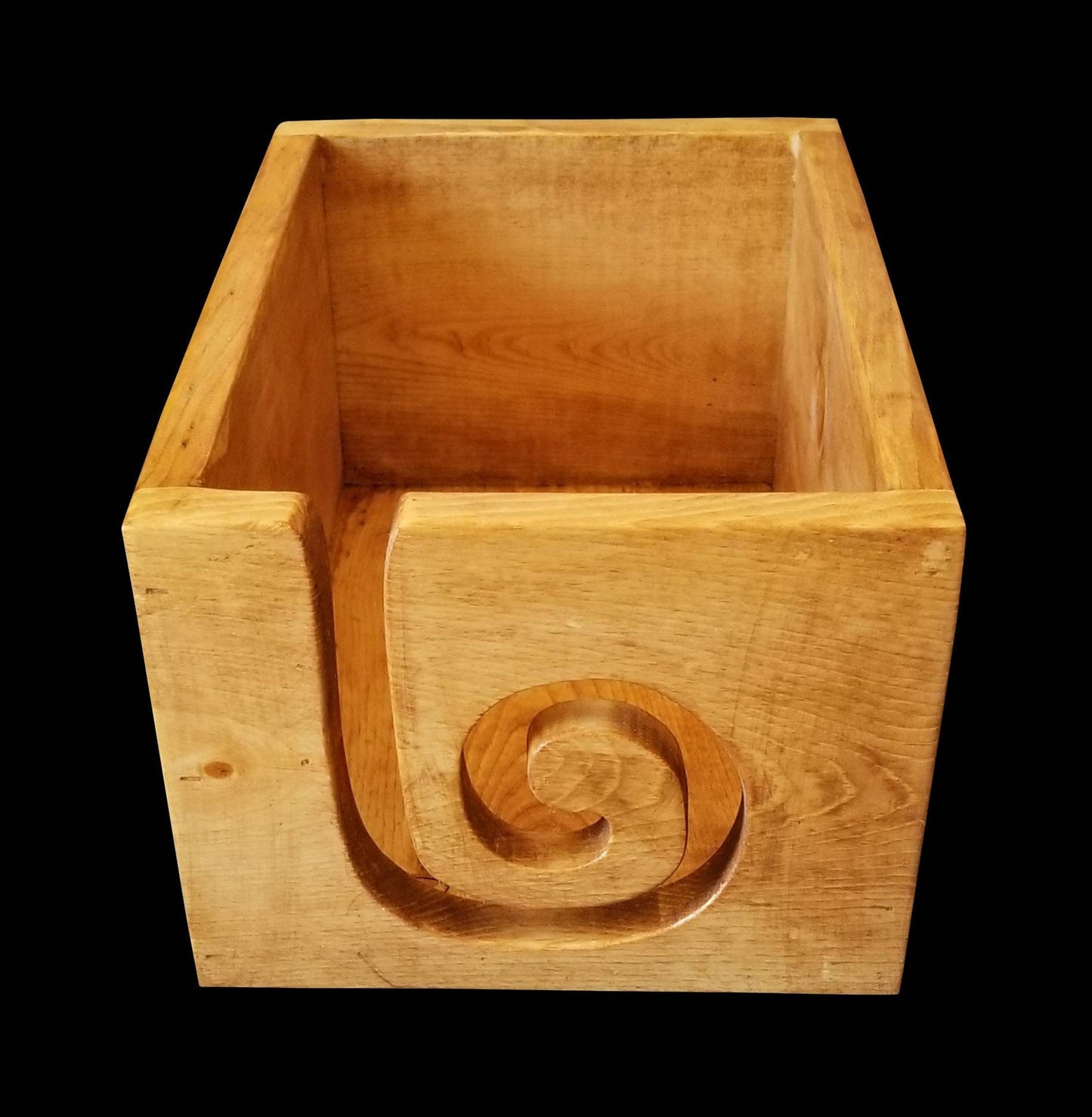 Stained Wooden Yarn Box,Engraved Personalized Yarn Storage Box,Yarn Bowl,Wood Box, Knitting Yarn Box, Crochet Storage Box, Yarn Holder,