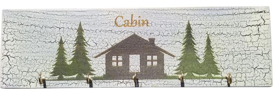 Personalized Engraved Wooden Key Rack, Wood Key Holder, Name Engraved Key Rack, Wood Key Rack, Painted Key Rack, Engraved Name, Distressed