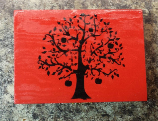 Tree of Life  Essential Oil Box, Oil Safe, Wooden Box